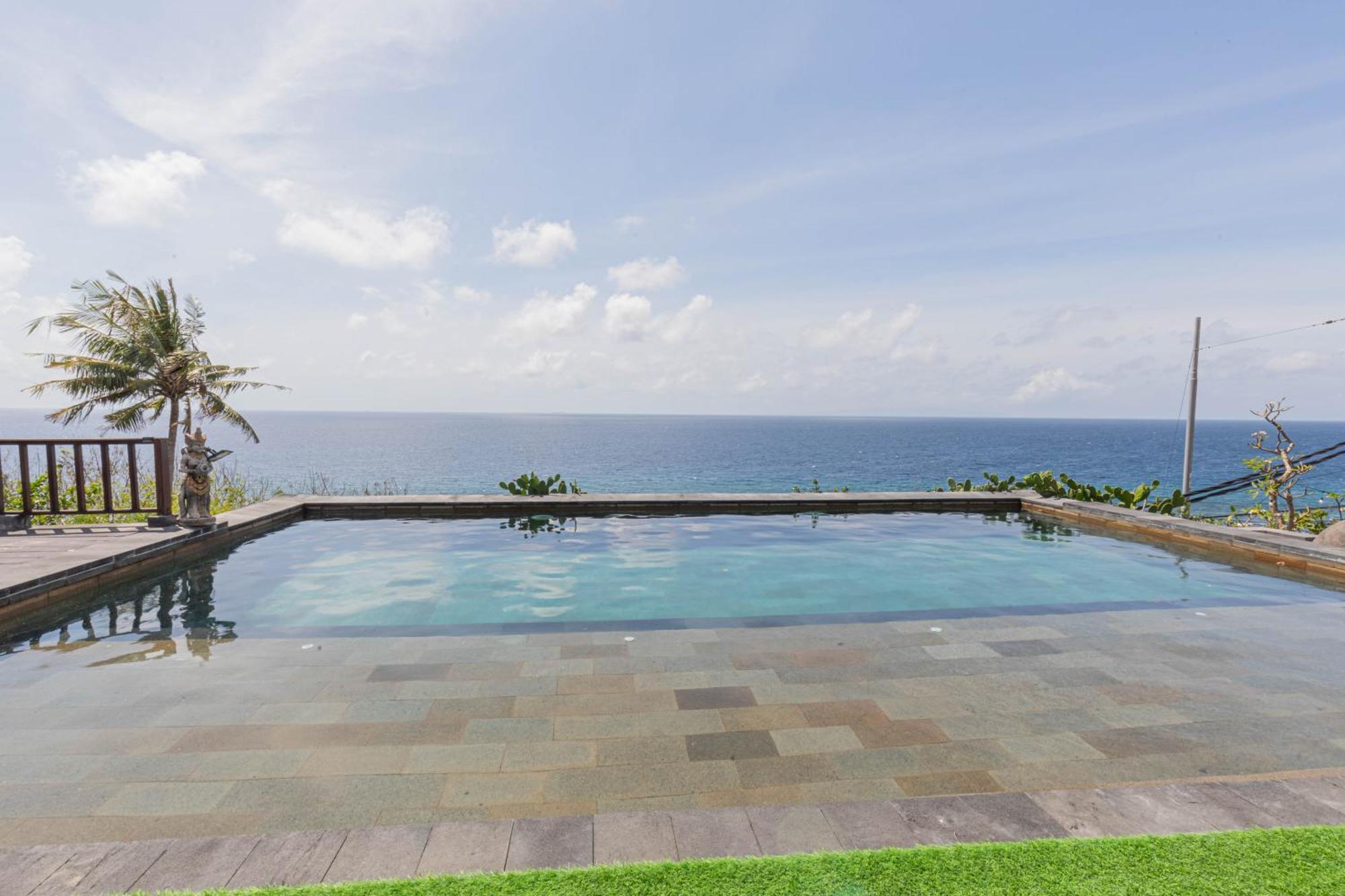 Manta Cottages With Sea View Batununggul Exteriör bild