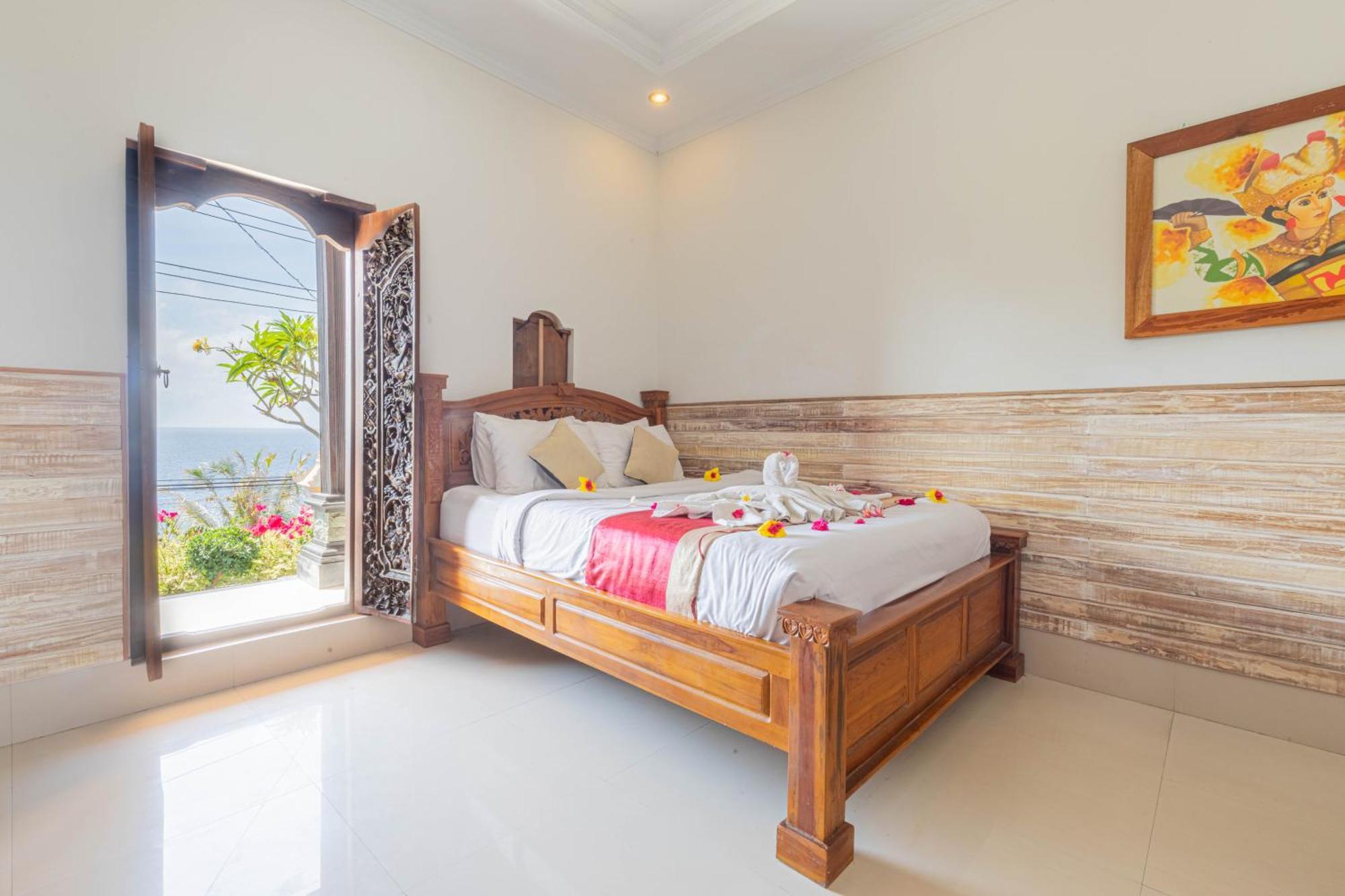 Manta Cottages With Sea View Batununggul Exteriör bild